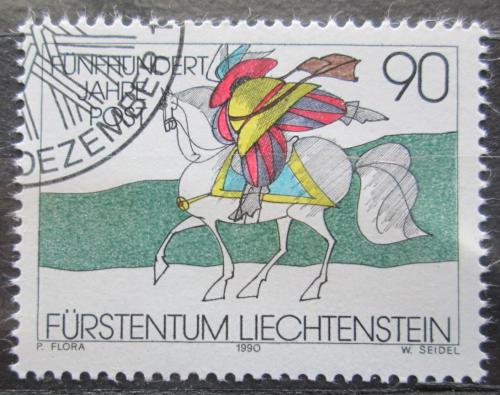 Poštová známka Lichtenštajnsko 1990 Poštovní služby, 500. výroèie Mi# 1004
