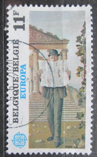 Poštová známka Belgicko 1983 Európa CEPT, umenie, Paul Delvaux Mi# 2144