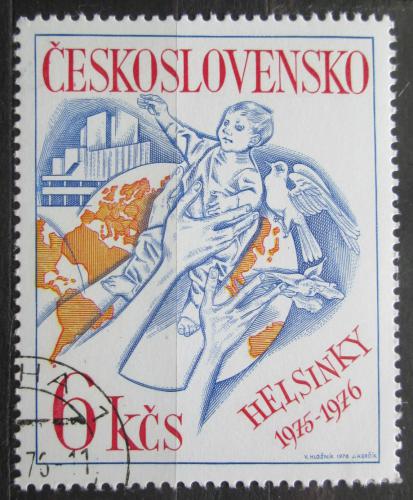 Poštová známka Èeskoslovensko 1976 Helsinská mírová konference Mi# 2335