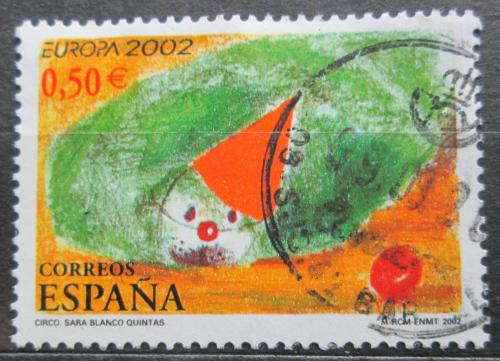 Poštová známka Španielsko 2002 Európa CEPT, cirkus Mi# 3741