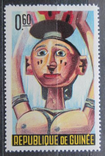 Poštová známka Guinea 1965 Taneèní maska Mi# 276