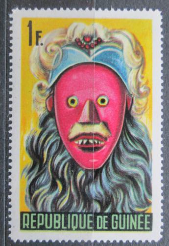 Poštová známka Guinea 1965 Taneèní maska Mi# 278