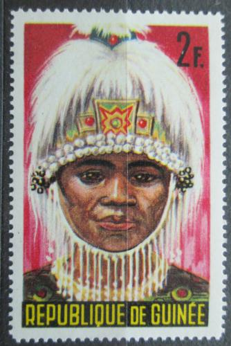 Poštová známka Guinea 1965 Taneèní maska Mi# 279