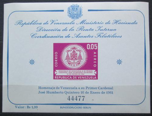 Poštová známka Venezuela 1962 Znak José Humberta Quintero Mi# Block 5