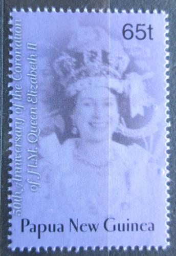 Poštová známka Papua Nová Guinea 2003 Krá¾ovna Alžbeta II. Mi# 977