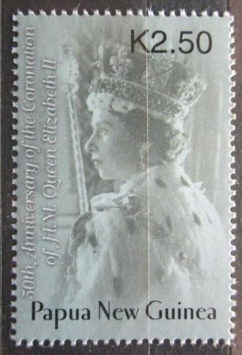 Poštová známka Papua Nová Guinea 2003 Krá¾ovna Alžbeta II. Mi# 980 