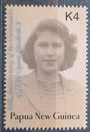Poštová známka Papua Nová Guinea 2003 Krá¾ovna Alžbeta II. Mi# 981