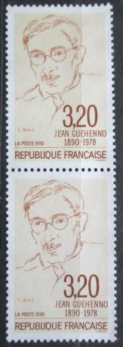 Potov znmky Franczsko 1990 Jean Guhenno, spisovatel, pr Mi# 2763