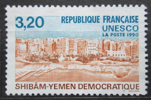 Potov znmka Franczsko 1990 UNESCO, Shibam, Jemen Mi# 42