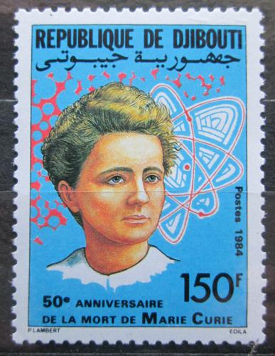 Poštová známka Džibutsko 1984 Marie Curie Mi# 427