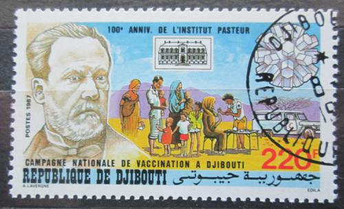 Poštová známka Džibutsko 1987 Louis Pasteur Mi# 485