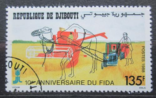 Poštová známka Džibutsko 1988 Po¾nohospodárstvo Mi# 513