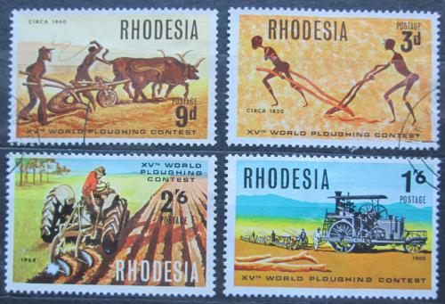 Potovn znmky Rhodsie, Zimbabwe 1968 Farmstv Mi# 70-73