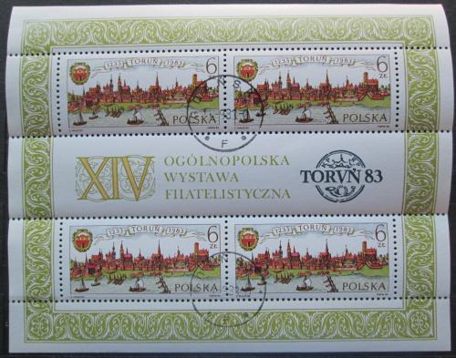 Poštové známky Po¾sko 1983 Toruò, 750. výroèie Mi# Block 92 Kat 7€
