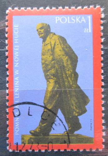 Poštová známka Po¾sko 1973 V. I. Lenin Mi# 2245