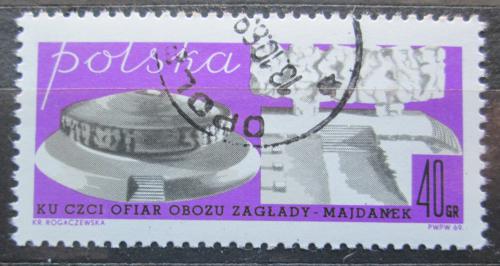 Poštová známka Po¾sko 1969 Pamätník Majdanek Mi# 1950