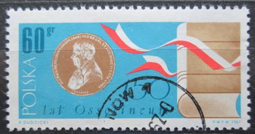 Poštová známka Po¾sko 1967 Józef Maksymilian Ossoliñski Mi# 1816