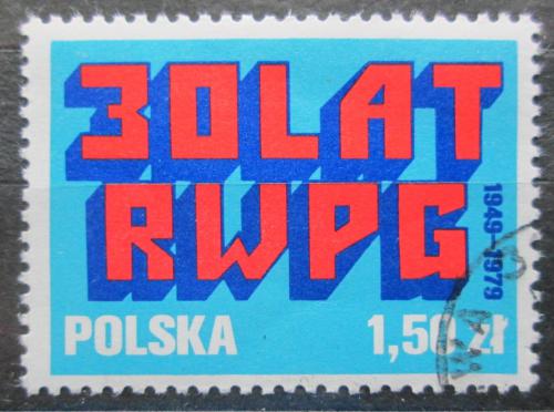 Poštová známka Po¾sko 1979 COMECON, 30. výroèie Mi# 2625