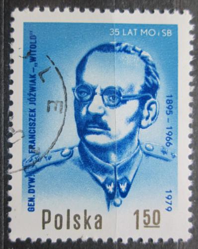 Poštová známka Po¾sko 1979 Generál Franciszek JóŸwiak Mi# 2650
