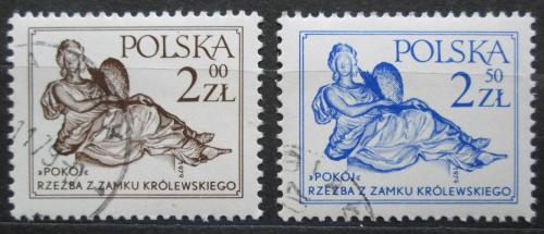 Poštové známky Po¾sko 1979 Døevìná socha, Andrzej le Brun Mi# 2655-56