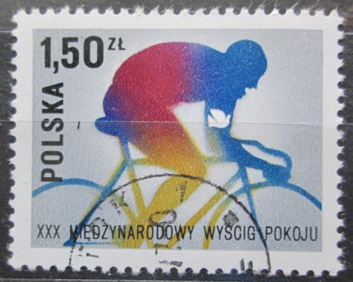 Poštová známka Po¾sko 1977 Závod míru Mi# 2503