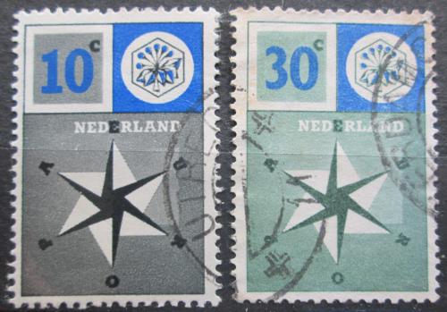 Poštové známky Holandsko 1957 Európa CEPT Mi# 704-05