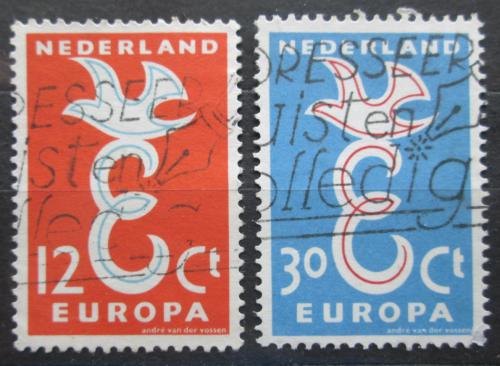 Poštové známky Holandsko 1958 Európa CEPT Mi# 718-19