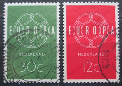 Poštové známky Holandsko 1959 Európa CEPT Mi# 735-36