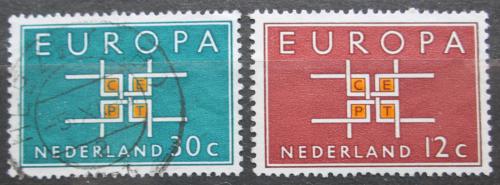 Poštové známky Holandsko 1963 Európa CEPT Mi# 806-07