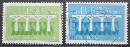 Poštové známky Holandsko 1984 Európa CEPT, most Mi# 1251-52