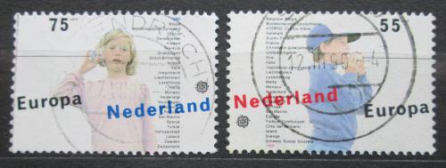 Poštové známky Holandsko 1989 Európa CEPT, dìtské hry Mi# 1364-65