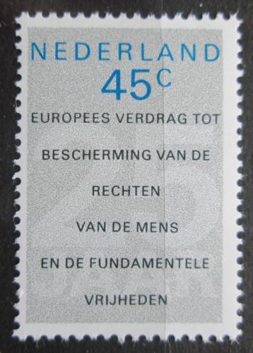 Poštová známka Holandsko 1978 Evropská konvence o lidských právech Mi# 1119