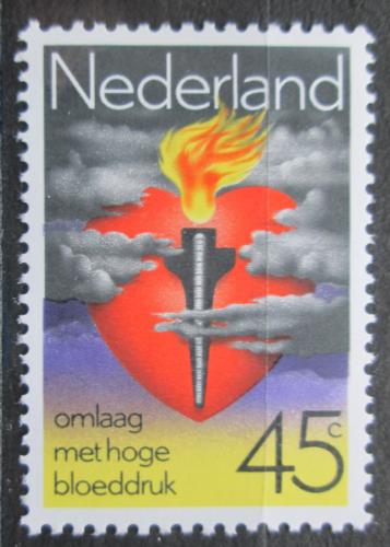 Poštová známka Holandsko 1978 Boj s vysokým krevním tlakem Mi# 1124