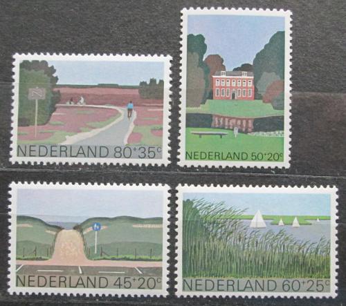 Poštové známky Holandsko 1980 Turistické zaujímavosti Mi# 1154-57