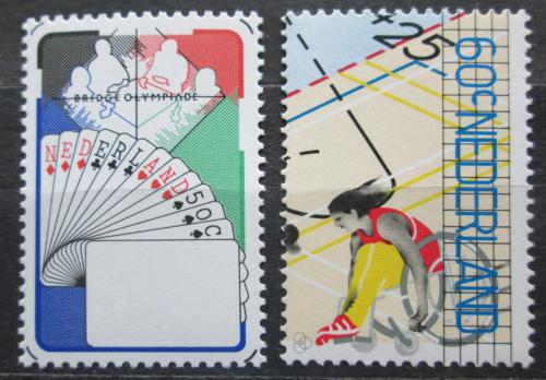 Poštové známky Holandsko 1980 Olympiády Mi# 1163-64
