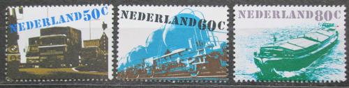 Poštové známky Holandsko 1980 Dopravní prostøedky Mi# 1165-67