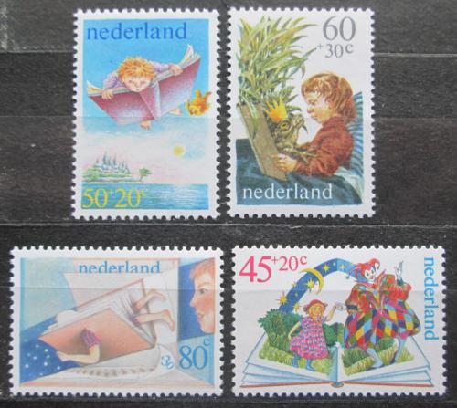 Poštové známky Holandsko 1980 Dìti a knihy Mi# 1171-74