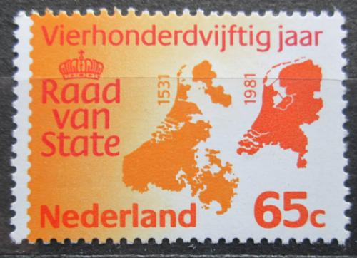 Poštová známka Holandsko 1981 Mapa Mi# 1188