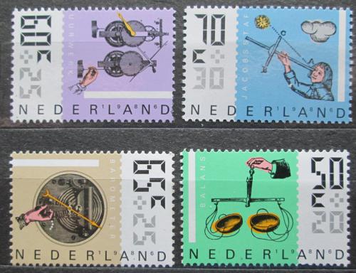 Poštové známky Holandsko 1986 Mìøící pøístroje Mi# 1288-91