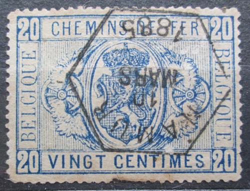 Poštová známka Belgicko 1879 Štátny znak, balíková Mi# 2 Kat 6€ 