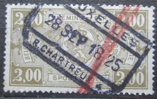 Poštová známka Belgicko 1923 Štátny znak, balíková Mi# 148