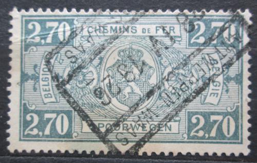 Poštová známka Belgicko 1923 Štátny znak, balíková Mi# 151
