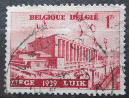 Poštová známka Belgicko 1938 Pavilón v Lutychu Mi# 483