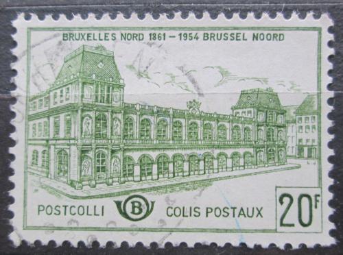 Poštová známka Belgicko 1959 Staré nádraží v Bruselu, balíková Mi# 52
