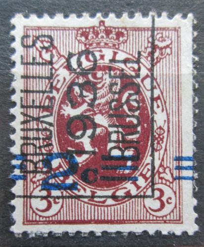 Poštová známka Belgicko 1931 Štátny znak pretlaè Mi# 302