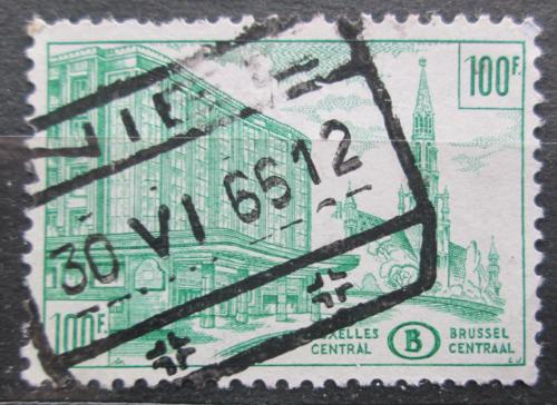 Poštová známka Belgicko 1954 Hlavní nádraží v Bruselu, balíková Mi# 318