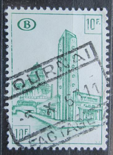 Poštová známka Belgicko 1954 Nádraží v Bruselu, balíková Mi# 310Belgicko 1954 Nádraží v Bruselu, balíková Mi# 310
