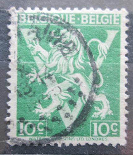 Poštová známka Belgicko 1944 Štátny znak Mi# 693 II 