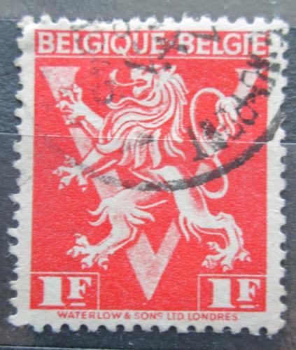 Poštová známka Belgicko 1944 Štátny znak Mi# 698 II
