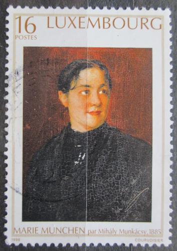 Poštová známka Luxembursko 1996 Umenie, Mihály Munkácsy Mi# 1397